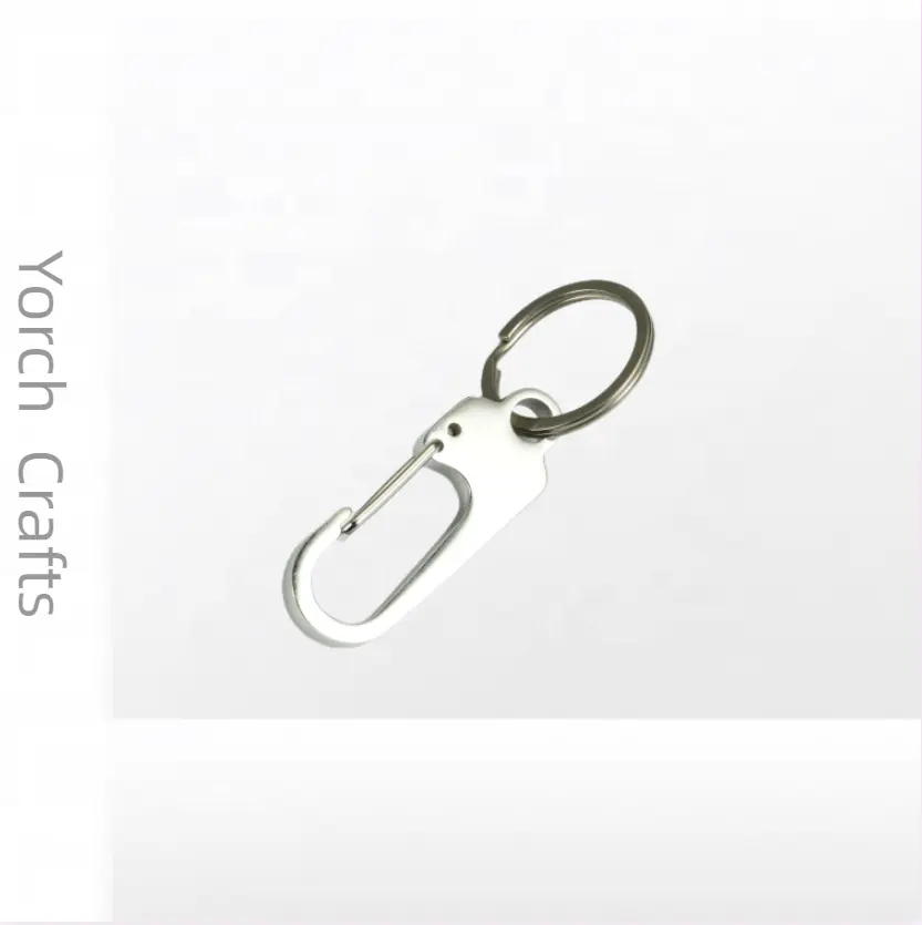 304 stainless steel high polished fashion Keychain light wholesale factory key rings