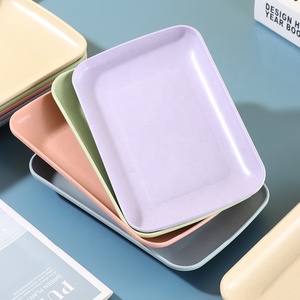 <span class=keywords><strong>Vaisselle</strong></span> hôtel restaurant avec logo personnalisé Assiette en <span class=keywords><strong>plastique</strong></span> mélamine rectangulaire pour plats froids Assiette barbecue - Product Image 3