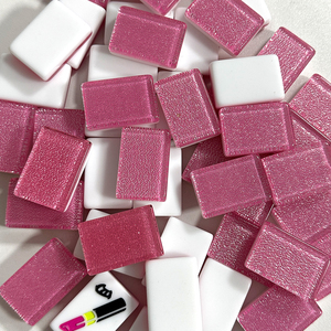 Juego de Mahjong Acrílico de Lujo Moderno Personalizado, Fichas de Mahjong Decorativas de Plástico Ecológico Grabadas, Juego de Mahjong Americano de 160 Piezas - Product Image 5