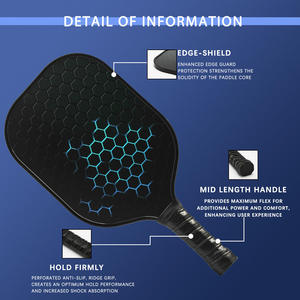 ไม้พายพิคเคิลบอล Forge Pro Carbon T700 พื้นผิวคาร์บอนเต็มรูปแบบ ให้การหมุนที่ดุดันและพลังระเบิด พร้อมจุดตีที่ใหญ่ขึ้น - Product Image 6