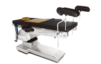 Table d'opération haut de gamme avec systèmes de contrôle indépendants doubles, batterie de secours et matelas PU antistatique sans couture