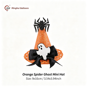 Pinzas para el pelo <span class=keywords><strong>de</strong></span> Halloween con mini sombreros <span class=keywords><strong>de</strong></span> <span class=keywords><strong>bruja</strong></span> con purpurina, gato negro, calabaza, murciélago, araña, fantasma, calavera, lápida, manos <span class=keywords><strong>de</strong></span> zombi y <span class=keywords><strong>pequeño</strong></span> <span class=keywords><strong>sombrero</strong></span> <span class=keywords><strong>de</strong></span> mago - Product Image 6