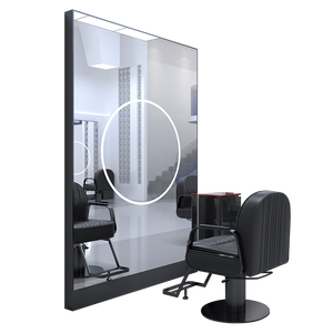 Miroir de barbier, station de coiffure sur pied ou murale pour salon de coiffure spécialisé dans les permanentes et les colorations - Product Image 5