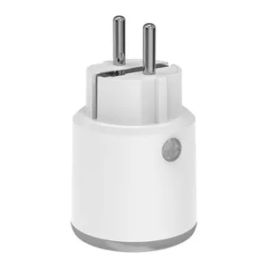 New OEM Design Wireless Electric Energy Monitoring Smart Plug Socket Supports Alexa Google Asisstant Home Wifi Smart Power Plug