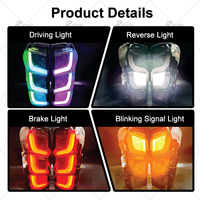 Feux arrière RGB en gros pour D-Max 2021-2025, contrôle par application, Plug and Play, 1 paire de lampes arrière