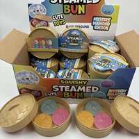Jouets anti-stress lumineux et colorés en forme de chignon, à rebond lent, pour soulager l'anxiété, mini, portables et durables pour adolescents