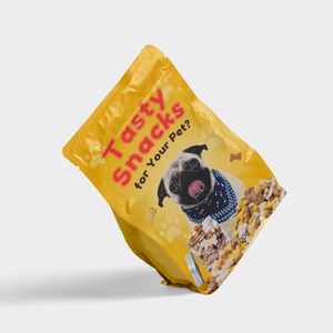 Borsa richiudibile a fondo piatto personalizzata resistente all'umidità real Dog Pet Food Packaging sacchetti di plastica <span class=keywords><strong>cibo</strong></span> per cani da 2.5kg sacchetto da 10kg - Product Image 3