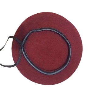 Prix Fabrication Beret <span class=keywords><strong>Français</strong></span> <span class=keywords><strong>Homme</strong></span> Laine Grande Qualité Tactique Extérieur Ajustable Noir Rouge Vert - Product Image 3