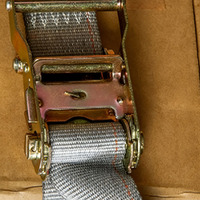 Sangle de fixation en polyester de 4 pouces pour le transport de marchandises et la fixation professionnelle de machines lourdes, certifiée TUV/CE