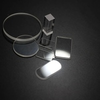 Bloc de verre saphir personnalisé avec revêtement LongPass 640nm, transmission de 94 %, bords chanfreinés de protection pour IPL