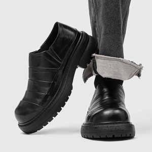 Zapatos de Hombre Primavera 2026, Elegantes, con Suela Suave, Cómodos, Sin Cordones, Casuales, de Negocios, con Suela Gruesa, para Hombres Jóvenes y de Mediana Edad - Product Image 3
