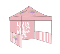 Maxcanopy 10x10 ft Tente Pliante Marquee 3x3 Carpas Toldo Plegable De Aluminio Trade Show Carnival Canopy Pink Tent pour événements