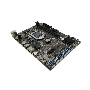 工厂价格B75 B250电脑主板H81 H87套件Lga 1150 H61 1155 H55 H510 H410 B250C GPU PCIE主板