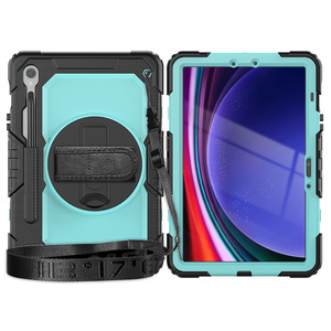 Étui pour <span class=keywords><strong>tablette</strong></span> avec <span class=keywords><strong>protection</strong></span> d'écran intégrée et bandoulière pour <span class=keywords><strong>Samsung</strong></span> <span class=keywords><strong>Galaxy</strong></span> <span class=keywords><strong>Tab</strong></span> S10 Lite/S10FE/S9 FE/S9 11 pouces, étui de <span class=keywords><strong>protection</strong></span> pour enfants - Product Image 6