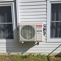 Climatiseur intelligent KANION USA à onduleur, mini-split, chaud/froid, flux d'air 4 directions, double détection, ailettes dorées, R32, 220V 50/60Hz