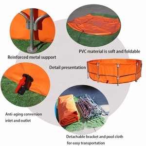 <span class=keywords><strong>Pas</strong></span> <span class=keywords><strong>cher</strong></span> Personnalisé PVC Fish Tank Ferme Aquaculture Grand Étang À Poissons de Aquaculture Réservoir Pisciculture Usine vente en gros - Product Image 4
