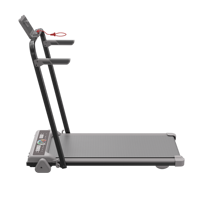 Caminadora Plegable para el Hogar con Barandillas Dobles de Seguridad, Máquina Eléctrica para Correr en Interiores, Caminar, Trotar y Ejercicios Cardiovasculares