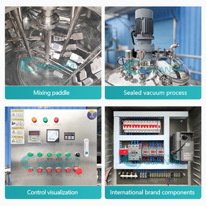 Équipement <span class=keywords><strong>de</strong></span> mélange sous vide <span class=keywords><strong>de</strong></span> machine d'émulsifiant d'homogénéisation pour la production <span class=keywords><strong>de</strong></span> crème cosmétique <span class=keywords><strong>de</strong></span> <span class=keywords><strong>miel</strong></span> <span class=keywords><strong>de</strong></span> mayonnaise <span class=keywords><strong>de</strong></span> dentifrice - Product Image 4