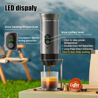 Cafetera Portátil de Cápsulas de Estilo Moderno 3 en 1, Cafetera Espresso Autocalentable de 20 Bares, Mini Cafetera con Serigrafía Personalizada