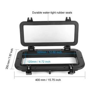 Bateau Yacht Rectangle Ouverture <span class=keywords><strong>Hublot</strong></span> <span class=keywords><strong>Hublot</strong></span> Remplacement Fenêtre Port Newmao Plastique Blanc/<span class=keywords><strong>Noir</strong></span> - Product Image 5