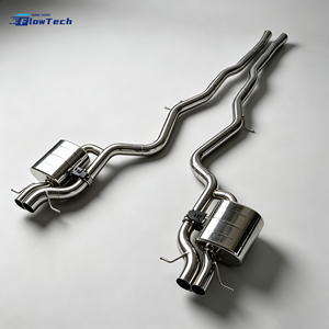 Sistema de escape de acero inoxidable para Mercedes-Maybach S680 W222 6.0T Catback con válvula activa, ajuste directo - Product Image 2