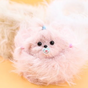 Tiges de chenille en peluche super denses de 40 mm pour cheveux longs, fabrication artisanale DIY, bâtonnets torsadés épais et flexibles, vente en gros, pour lapins - Product Image 6