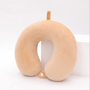 Bantal makan siang kantor Logo kustom bantal tengkuk leher perjalanan pesawat ortopedi untuk menghilangkan rasa sakit - Product Image 6