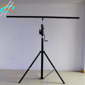 Top Quality Heavy Duty Adjustable Height <strong>Line</strong> <strong>Array</strong> Speaker Truss Hand Stand to Hang Speaker and Lights - Product Image 2