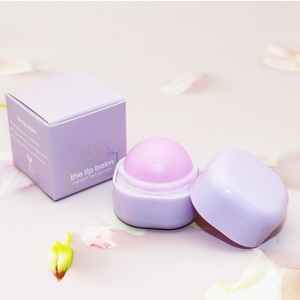 مرطب شفاه عضوي نباتي للعناية بالشفاه بشعار مخصص مرطب شفاه دائري أرجواني - Product Image 5