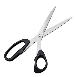 <b>Kitchen</b> <b>Scissors</b> Stainless Steel Straight Head Black Home Use For Meat Cutting BBQ Steak Chicken - Product Image 1