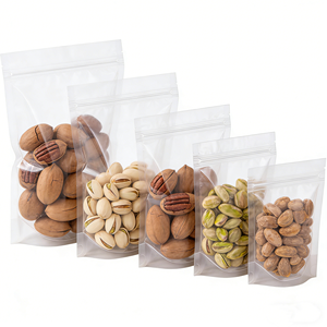 Bolsa Transparente con Cierre Hermético, Reutilizable, a Prueba <span class=keywords><strong>de</strong></span> Fugas, Sellado Térmico <span class=keywords><strong>de</strong></span> 3 Lados, Envase <span class=keywords><strong>de</strong></span> Plástico PET para Alimentos, Especias y Polvos - Product Image 1