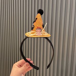 Accesorio para la Cabeza de Halloween 2 en 1, Diadema y Pasador para el Cabello, Sombrero de Bruja Iridiscente, Estilo Princesa para Niñas y Mujeres - Product Image 3