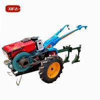 Tracteur à chenilles durable de 18 CV avec charrue à sillons pour fossés d'irrigation