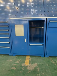 Armoire à outils <span class=keywords><strong>de</strong></span> <span class=keywords><strong>rangement</strong></span> pour garage, armoire à outils <span class=keywords><strong>en</strong></span> métal avec établi, vente chaude - Product Image 4