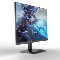 Monitor LED IPS Lengkung Hopestar 21.5/23.8/27 Inci untuk PC Desktop dengan 99% SRGB