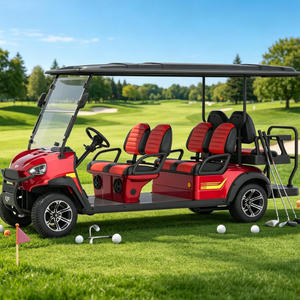 Carrito de Golf Eléctrico de Litio para 6 Pasajeros, Personalizado, Elevado, para Caza y Uso Todoterreno, 6 Asientos, 48v - Product Image 1