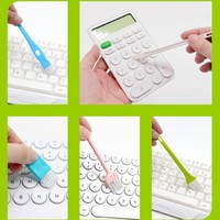 YANGTSE Multi-Purpose Eco-Friendly Anti-Dust Square Brush Kit | Houseware & Electronics Cleaning | Soft Bristles Groove Scraper