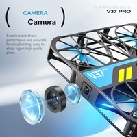 Мини-дрон 4DRC V37 с камерой 480P, WiFi FPV, квадрокоптер с функцией удержания высоты, стабильный полет для начинающих, дрон с дистанционным управлением, игрушка для детей