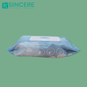 Lingettes humides pour bébé Sinceresafer écologiques, antibactériennes, jetables, non tissées, pour peaux sensibles, type de paquet personnalisable, vente en gros - Product Image 2