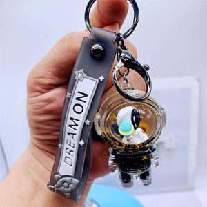 Porte-clés liquide astronaute en gros, design personnalisé, dessin animé mignon, petit cadeau, accessoires de voiture, pendentif de sac - Product Image 6