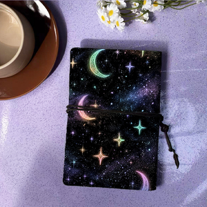 Hermoso cuaderno escolar hecho a mano A6 práctico <span class=keywords><strong>para</strong></span> grupos de <span class=keywords><strong>teatro</strong></span> universitario adecuado <span class=keywords><strong>para</strong></span> registros de ensayo y notas de guión W - Product Image 3