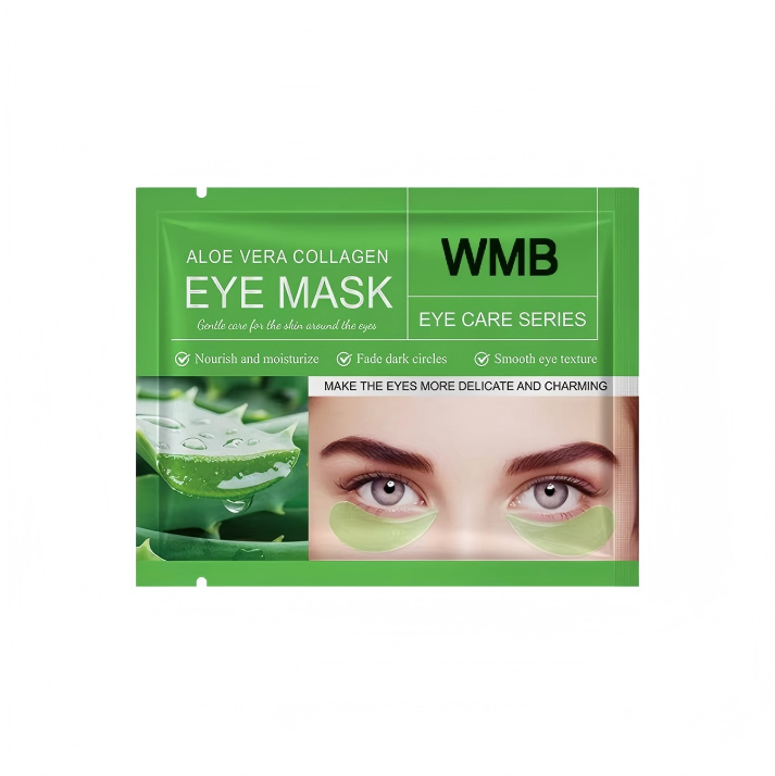 Mascarilla para ojos de colágeno y aloe vera Pouqur