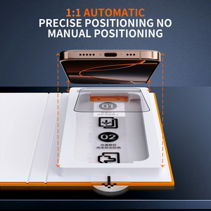 Aikice giấy ma thuật hộp dễ dàng cài đặt HD bảo vệ màn hình cài đặt Kit bụi miễn phí kính cường lực cho iphone17 16 15 Pro Max - Product Image 2