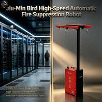 Robot de lutte contre l'incendie automatique à stockage sans pression et à vitesse de réponse élevée, conception portable pour centres de données IDC, détection précoce des incendies
