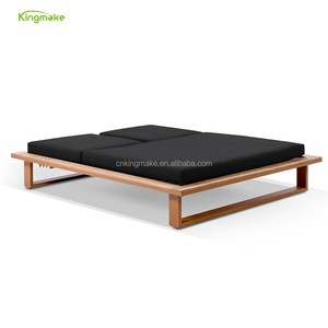 <span class=keywords><strong>Lettino</strong></span> <span class=keywords><strong>Vintage</strong></span> in legno per 2 persone <span class=keywords><strong>lettino</strong></span> da sole matrimoniale in teak di lusso per esterni al mare - Product Image 5