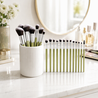 Ensemble de 24 pinceaux de maquillage en fibres synthétiques douces de qualité supérieure pour le visage, le correcteur, le fond de teint, le blending, les fards à paupières, les lèvres, BSCI