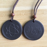 Hoonni Technologie japonaise Énergie Quantum Science Pendentif d'énergie de lave scalaire avec 5000 ions négatifs