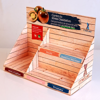 Exhibidores de Cartón Modernos y de Lujo para Alimentos, Plegables, Portátiles, para Publicidad en Tiendas, Diseño Personalizado para Exhibición de Productos