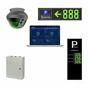 Sistema de Aparcamiento Ultrasónico Integrado de Montaje Frontal RS485 TCP/IP con Depuración de Aplicaciones, Sistema Inteligente de Guía de Estacionamiento para Centros Comerciales - Product Image 5