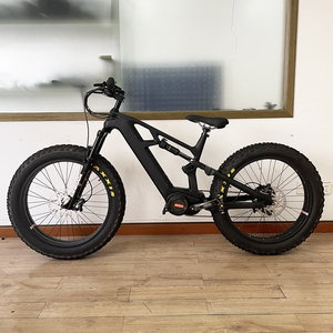 Bicicleta Eléctrica Leili de 26 Pulgadas, Bicicleta Eléctrica Todoterreno, Bicicleta de Nieve, Motor Bafang M620, 48V 1000W, Cuadro de Carbono, Neumáticos Anchos, Bicicleta de Montaña - Product Image 1